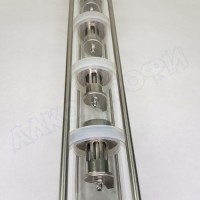 Колпачковая колонна (флейта) 2" нержавеющая 6 этажей