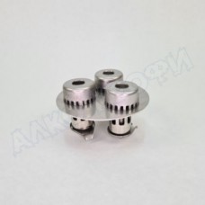 Тарелка 4" для колпачковой колонны нержавеющая